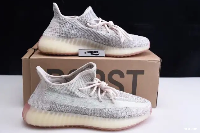 FW5318 V2 'Citrin Yeezy Adidas Reflective' Boost 350 0705